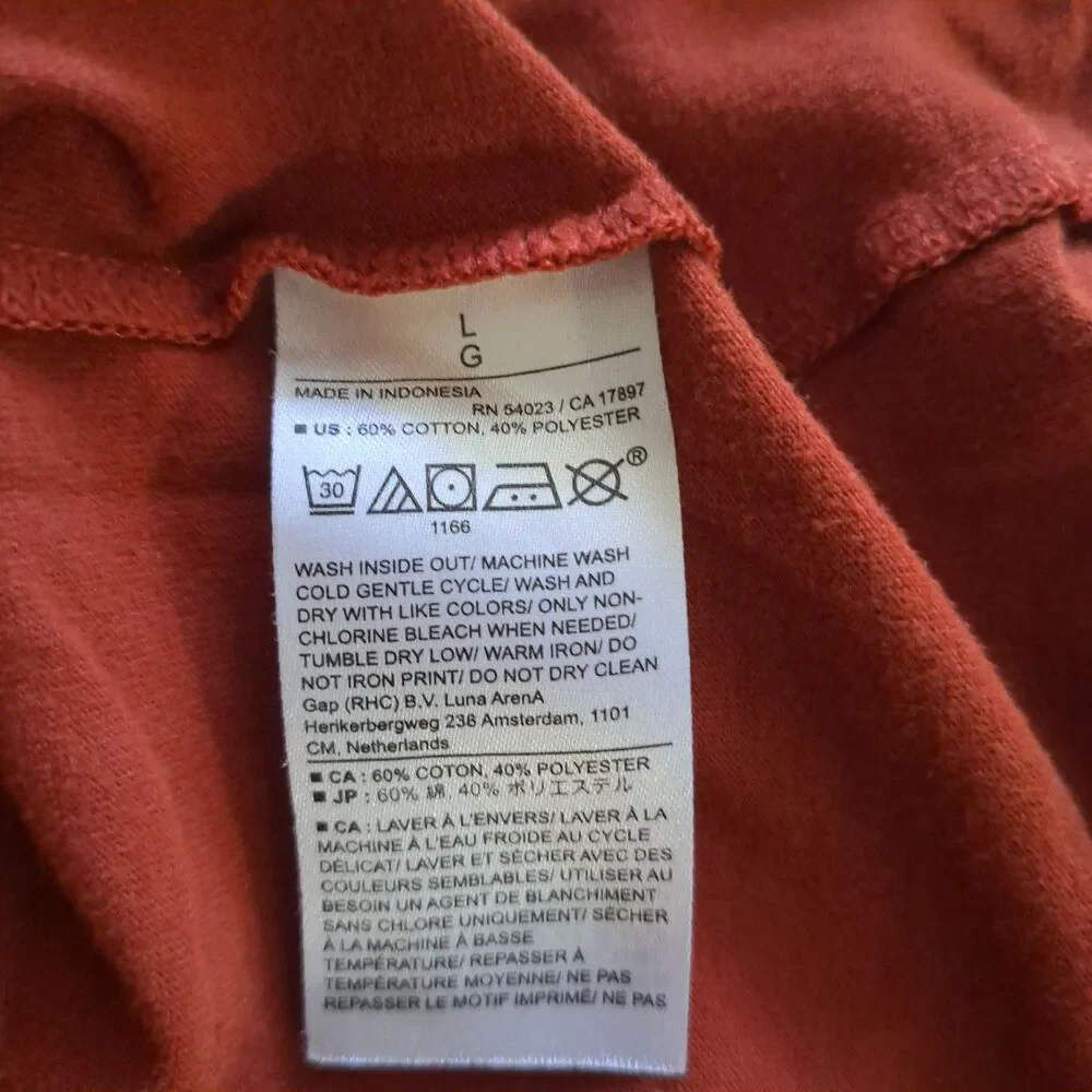 BANANA REPUBLIC PREMIUM WASH T SHIRT  SIZE L